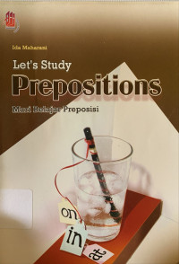 Image of Let's study prepositions : mari belajar preposisi