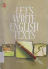 Image of Let's write english texts