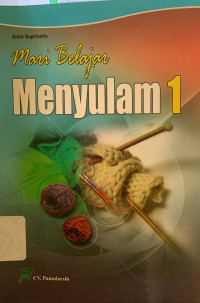 Image of Mari belajar menyulam 1