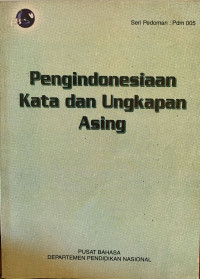 Image of Pengindonesiaan kata dan ungkapan asing